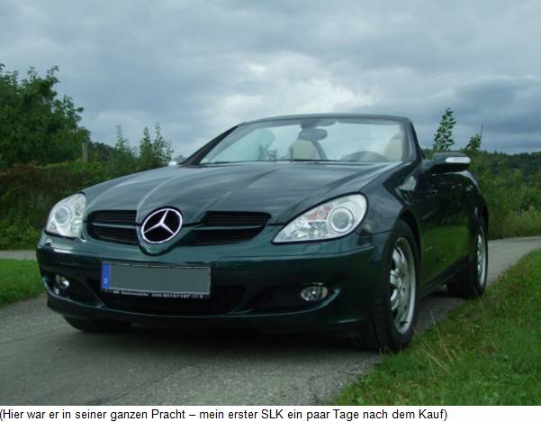 Schwarzer Mercedes Stern für den Kofferraumdeckel des SLK R171 XCar-Style