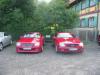 2 imperialrote SLK beim 3. Internationalen SLK Bodensee Grillmeeting