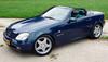 SLK 230 Kompressor 017 designo varicolor I grn-blau metallic, AMG Style I, X25 designo-Leder zweifarbig vivianitgrn 