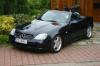 SLK 230 K AMG in smaragdschwarz mit CLK-Grill und Chrombgeln