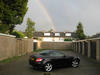 a beautifull rainbow above my SLK before my garage