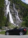 Wasserfall in der Nhe des Gardasees im Mai 2010