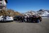 die Teilnehmer von TTT - Trapps Traum Touren beim Stop auf dem Penserjoch in 2211m Hhe, fotografiert vom TTT - Thringer TmbH Teil, verdienter Erholungsurlaub nach der Minitrophy durch das Passeiertal 2011