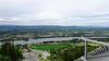 Blick von der Vikersund Skiflugschanze (Norwegen 2017)